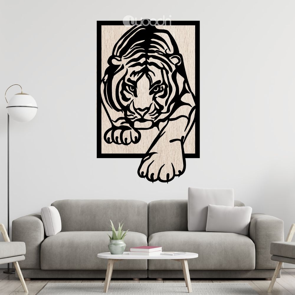 3D Tiger decor