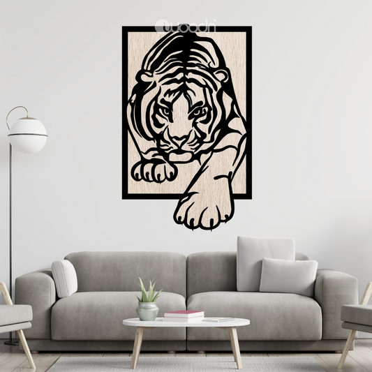 3D Tiger decor